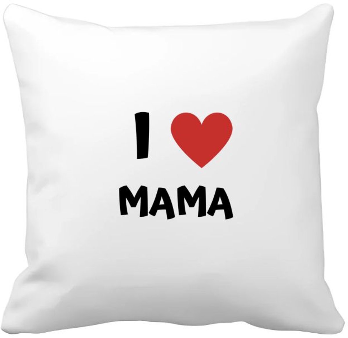 Akyol i love mama Kussen hoes - Moeder - de liefste mama - moeder cadeautjes - moederdag - verjaardag - geschenk - kado - 40 bij 40 cm Multicolor