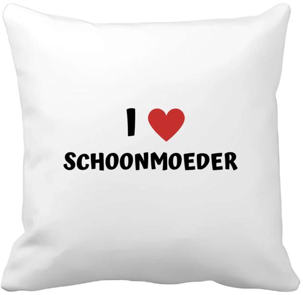 Akyol i love schoonmoeder Kussen hoes - Schoonmoeder - de liefste schoonmoeder - moeder cadeautjes - moederdag - verjaardag - geschenk - kado - 40 bij 40 cm Multicolor
