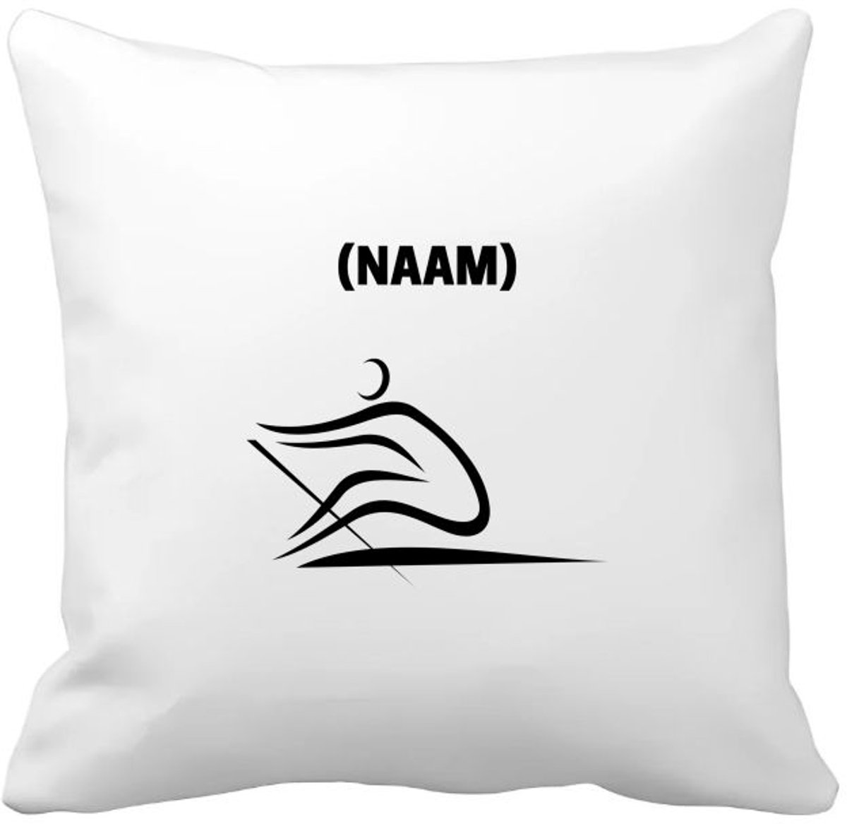 Akyol roeien met eigen naam Kussen hoes - Sport - roeiers - sport - 40 bij 40 cm Multicolor