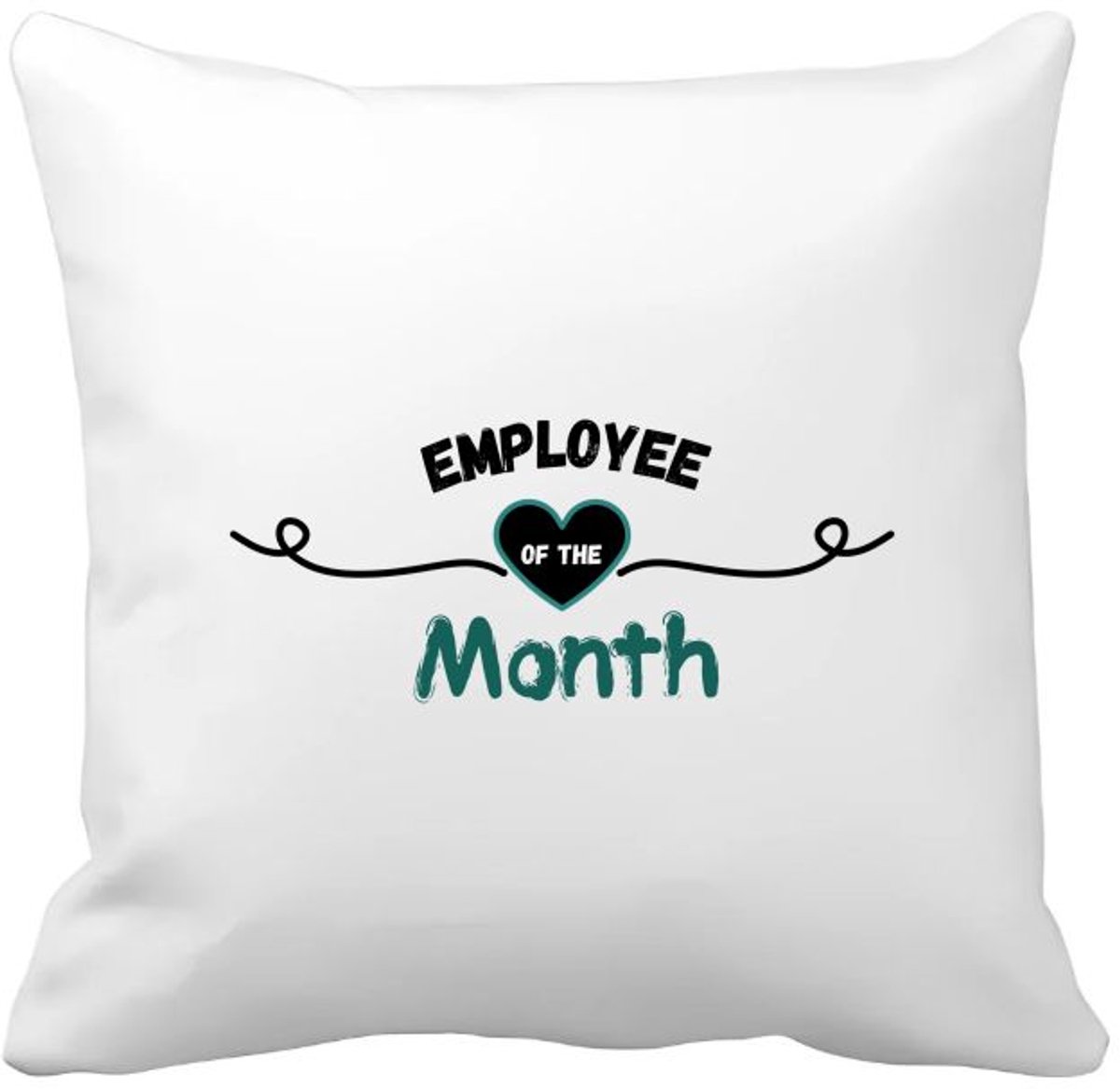 Akyol employee of the month Kussen hoes - Collega - werknemers - werknemer van de maand - collega's - verjaardag - geschenk - kado - bedankje - 40 bij 40 cm Multicolor