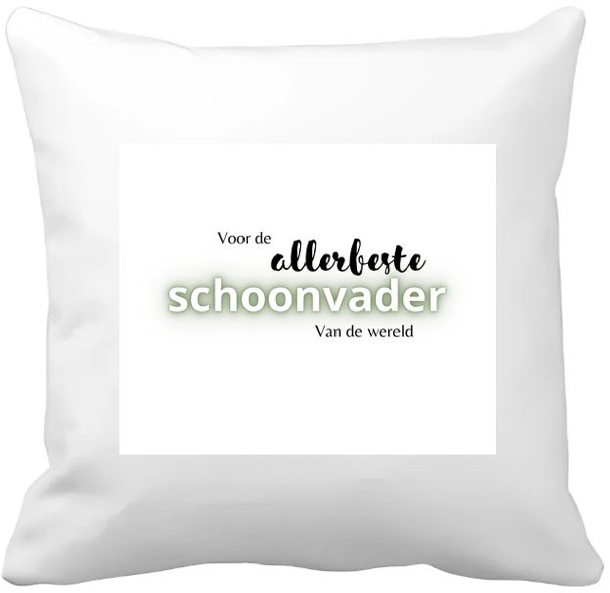 Akyol voor de allerbeste schoonvader van de wereld Kussen hoes - Papa - de beste schoonvader - vader cadeautjes - vaderdag - verjaardagscadeau - verjaardag - cadeau - geschenk - kado - gift - vader artikelen - 40 bij 40 cm Multicolor