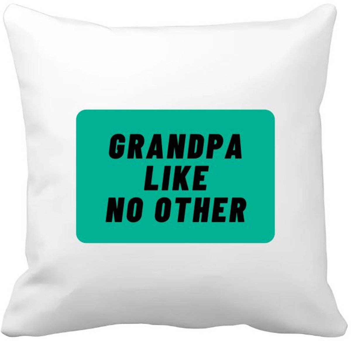 Akyol grandpa like no other Kussen hoes - Opa - geweldige opa - niemand anders - verjaardag - cadeau - kado - bedankje - geschenk - 40 bij 40 cm Multicolor