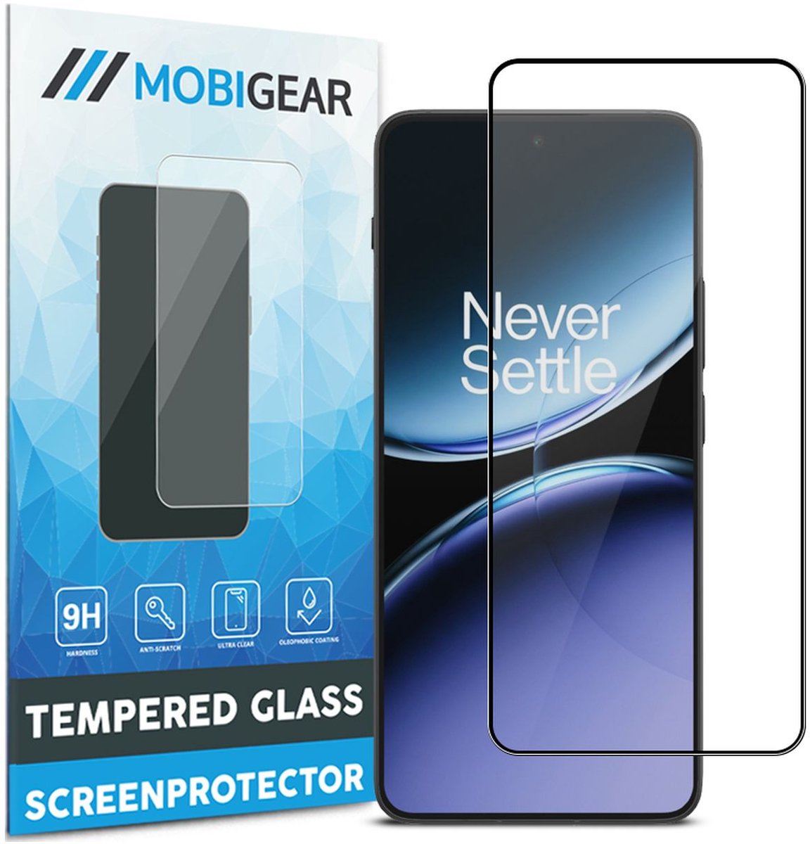 Mobigear Screenprotector geschikt voor OnePlus Nord 4 Glazen | Mobigear Premium Screenprotector - Case Friendly