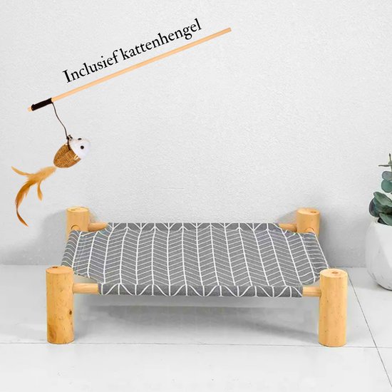 Katten hangmat op poten pluche