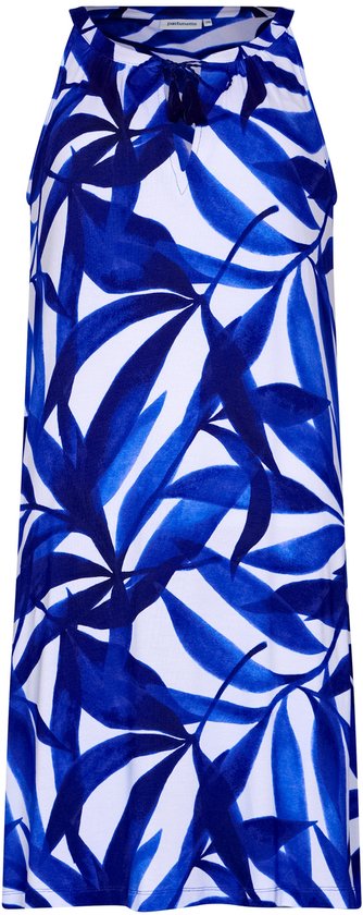 Strandjurkje kobaltblauwe floraprint Pastunette - Blauw