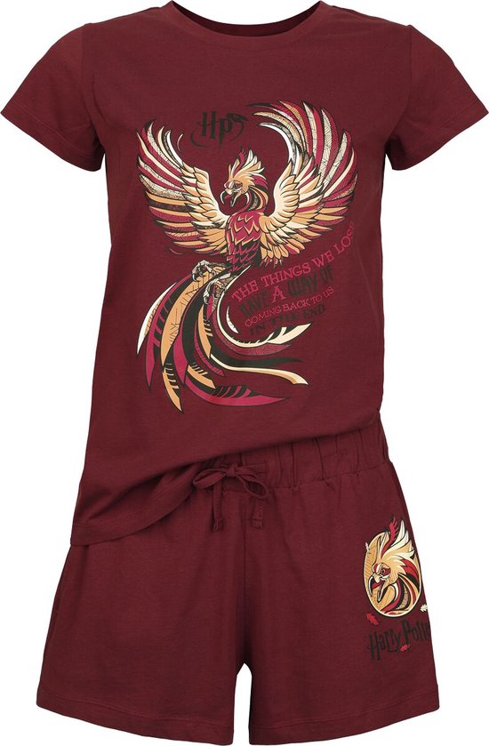 Pyjama Harry Potter Ordre du Phoenix Bordeaux L Katoen - Fan merch, Film