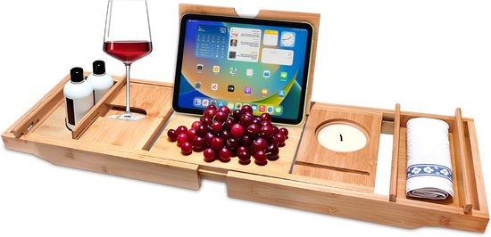 Support de bain Bayt - Support de relaxation - Etagère confort - Etagère accessoires de bain