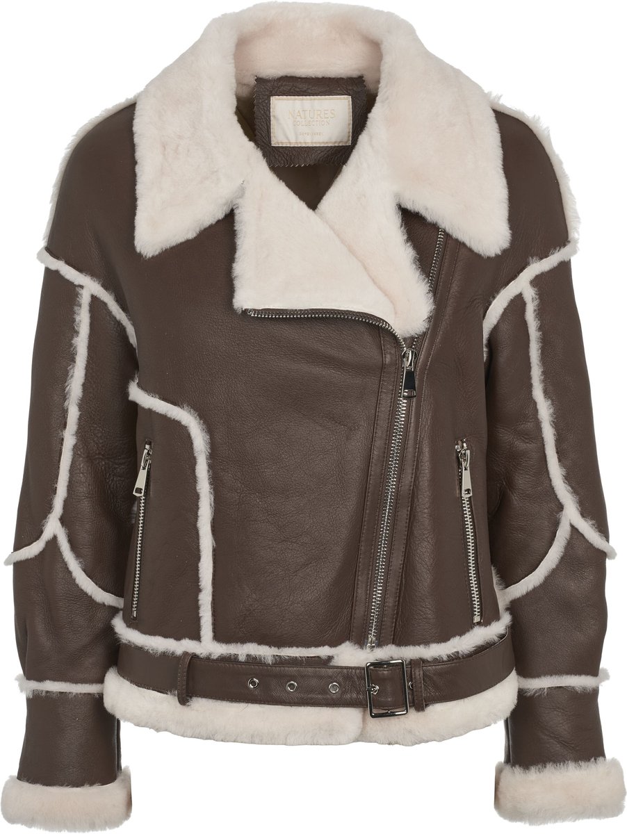 Natures Collection Nicole Jas Shearling schapenvacht Beige