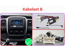 Iso kabelset met canbus decoder voor Carplay en Android autoradio | Geschikt voor o.a. Opel Vivaro, Movano, Renault Trafic, Master, twingo, | kabel adaptor stekker connector aansluiting | 2009 2010 2011 2012 2013 2014 - 2016 2017 2018 2019 2020 2021