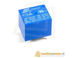 Printrelais 5V DC SRD-05VDC-SL-C – Hoogwaardige Schakelrelais voor Elektronica & Automatisering