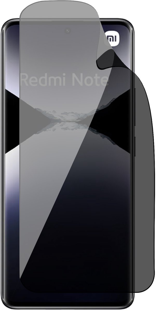 Privacy Screenprotector geschikt voor Xiaomi Redmi Note 14 Pro 4G - 1x FlexGuard Screen Protector