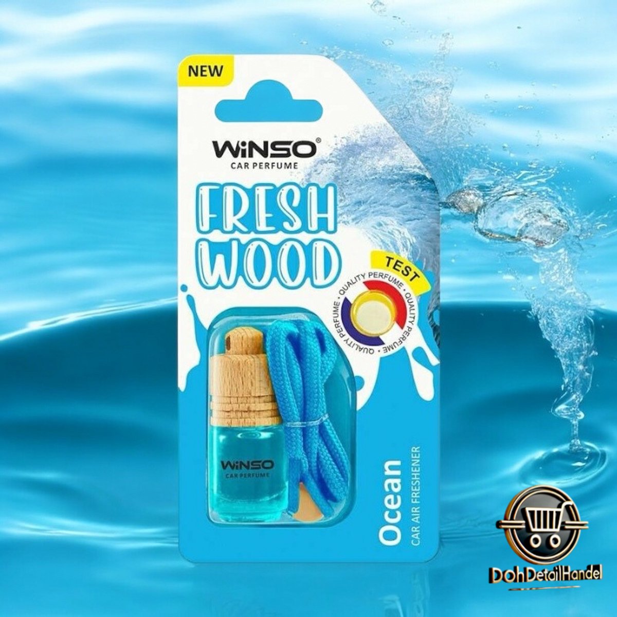 winso fresh wood oceaan autoparfum - fresh wood oceaan - oceaan - winso geur voor in de auto - autogeur - auto parfum