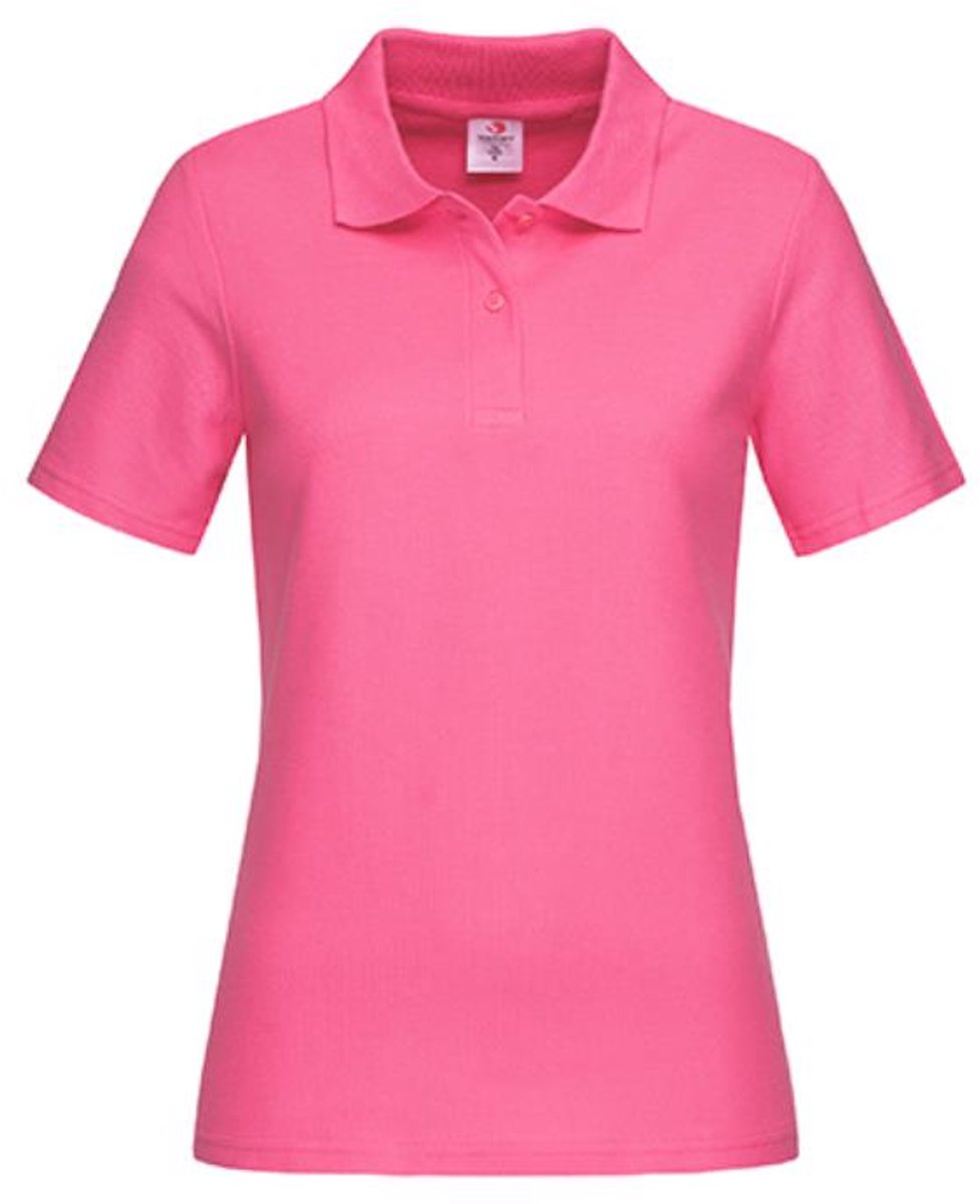 Stedman - Dames Polo - Sweet Pink maat XL