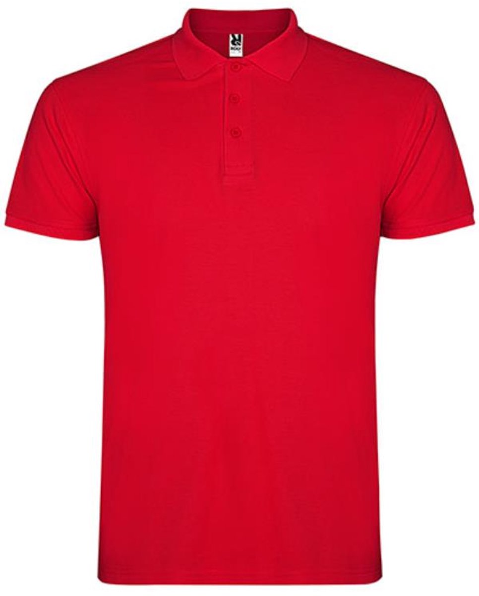 Roly - Star Kinder Polo - Red 60 maat 7/8 Jahre