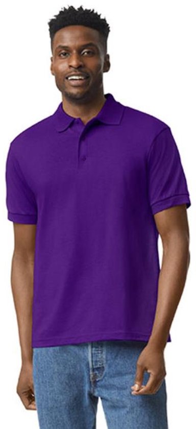 Gildan - Dryblend Polo - Paars - Maat XL