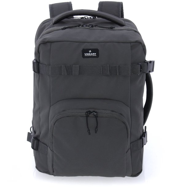 Vogart Nitro Handbagage Laptoprugzak 13" - Underseater Reistas 40x30x20 cm - Zwart