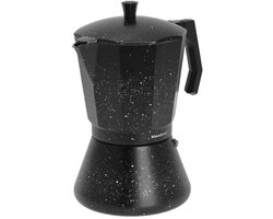 Klausberg KB7161 Espressomaker - Zwart Marmer Design (12 Kopjes) - Geschikt voor alle warmtebronnen