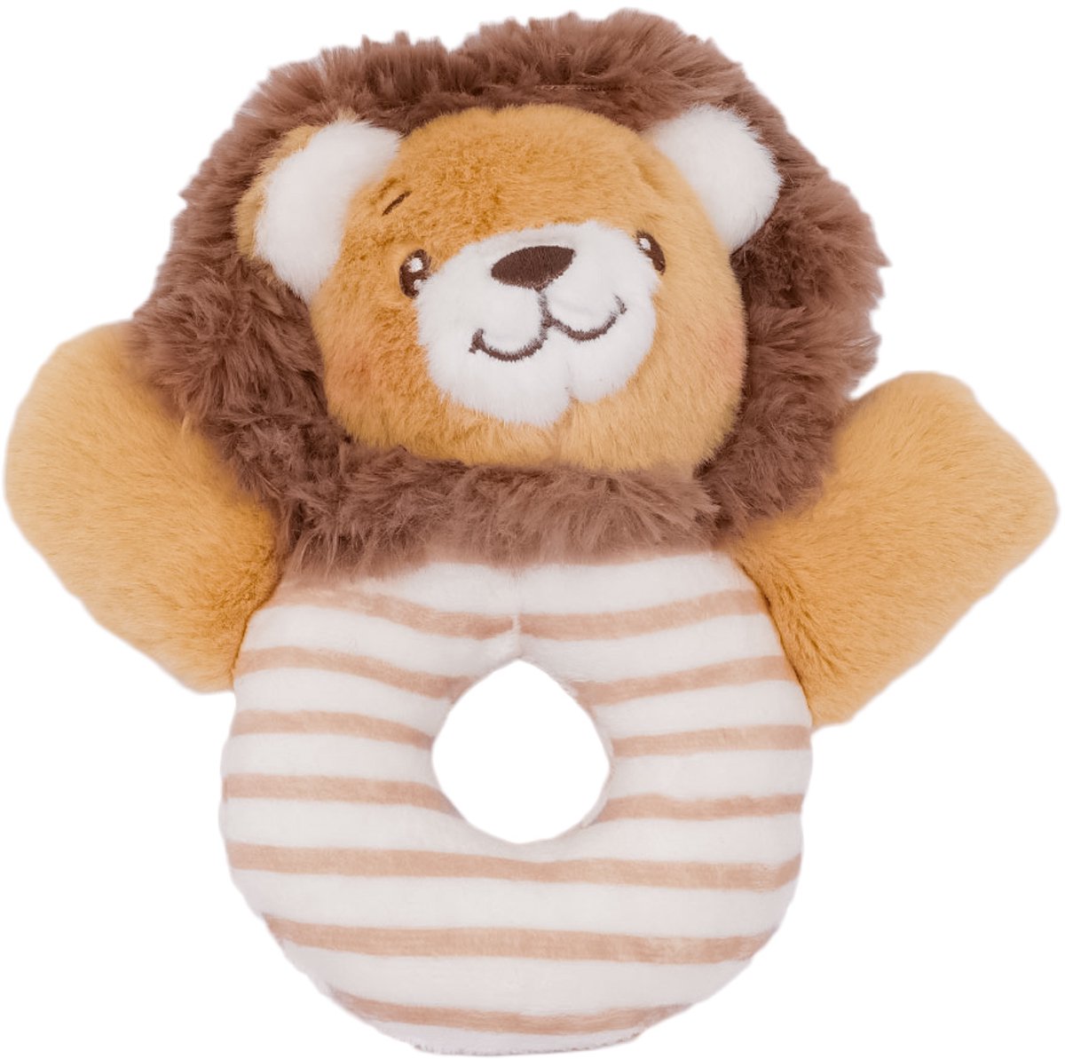Speelgoedtopdeals - Pluche Rammelaar- Alex Leeuw - 15 cm