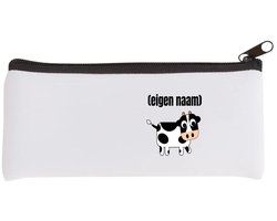 Akyol - kleine koe met eigen naam Etui - Koe - boeren/koeien liefhebbers - iemand die houdt van koeien - verjaardag - cadeau - kado - geschenk - 20 bij 9 cm