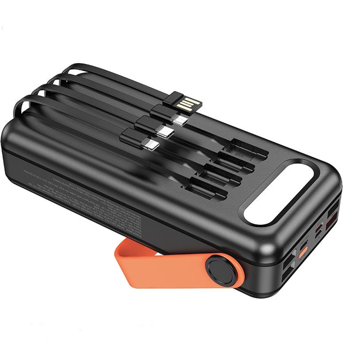 Hoco Solar Powerbank 30.000mAh met Snellader en Zaklamp - afbeelding 3