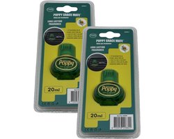Mini Poppy Grace Mate – Vent Clip Auto Luchtverfrisser – Pine – 20 ml – Set van 2 stuks