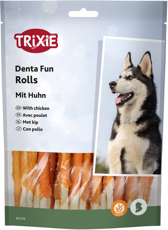 Trixie Denta Fun Chicken Chewing Rolls
