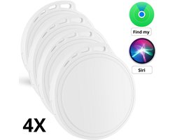 Alternatief Airtag 4 stuks – GPS Tracker – Bluetooth Tracker & Sleutelvinder – Geschikt voor Apple AirTag - Werkt met Apple Find My - WiseQ