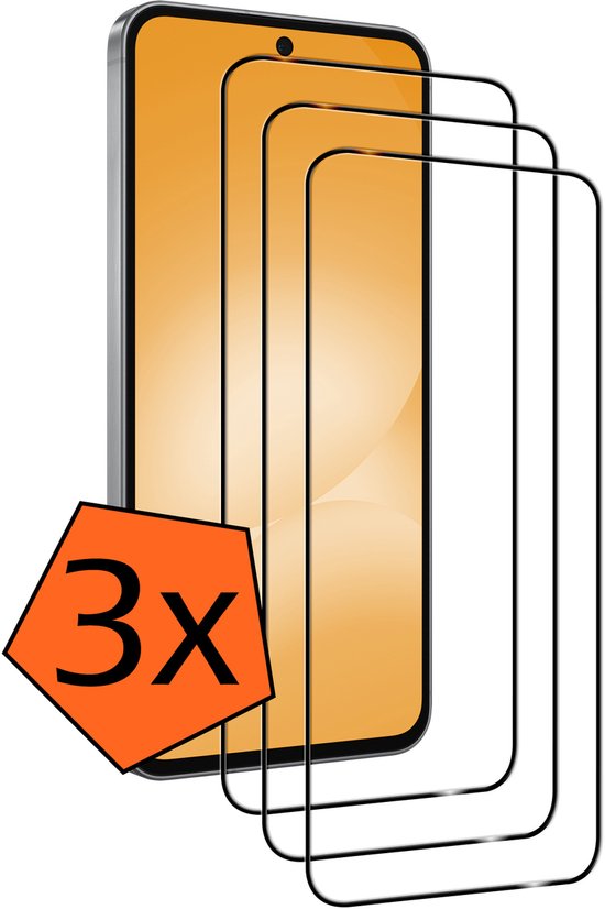 Screenprotector - Geschikt voor Samsung A56 Screenprotector Bescherm Glas - Screenprotector Geschikt voor Samsung Galaxy A56 Screen Protector Tempered Glass Full Screen Full Cover - 3 PACK