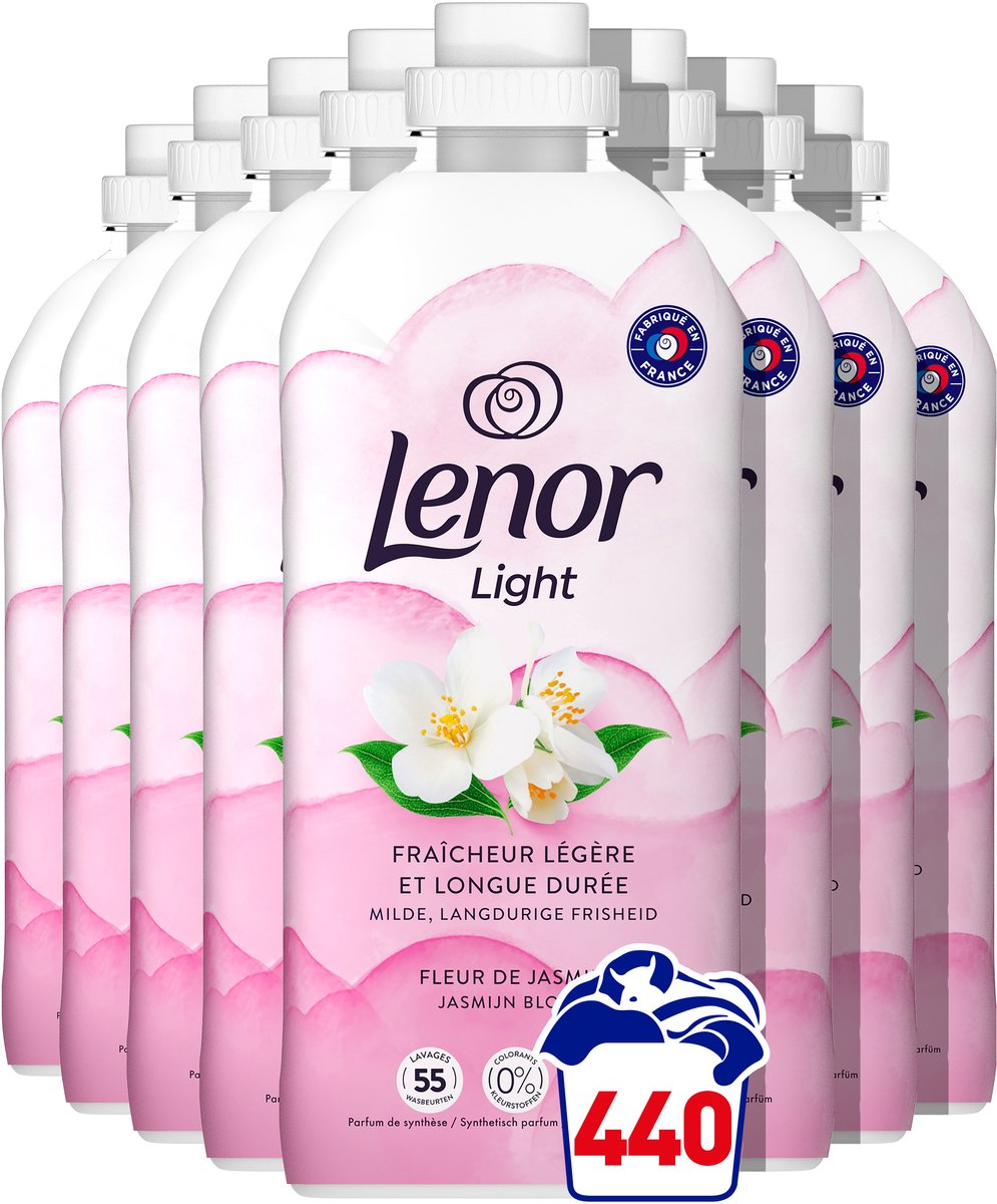 Goedkoopste Lenor Wasverzachter Jasmijnbloem - 8 x 1155 ml