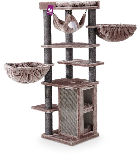 Petrebels Ramses 158 Krabpaal - Cappuccino - Design - zeer stabiel