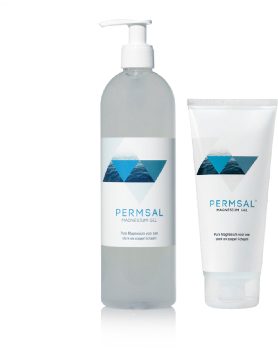 Magnesium gel 150 ml + Magnesium kristallen 2kg met 500 gr Permsal