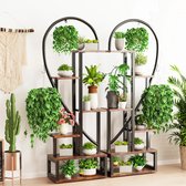 Bolliving - étagère à plantes - 6 niveaux - intérieur et extérieur - métal - en forme de cœur