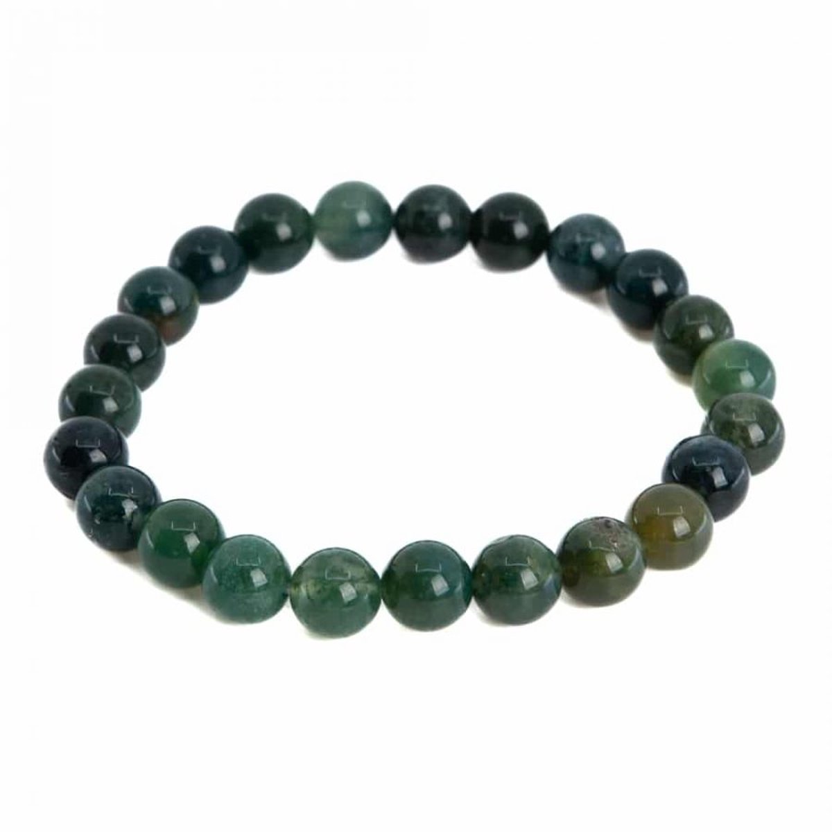 Armband edelsteen Oceaan Gras Agaat 18 cm 8 mm