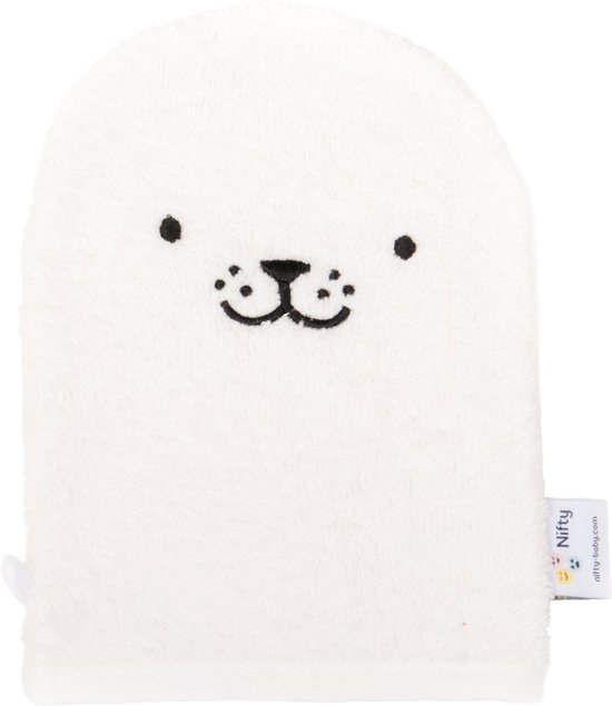 Nifty - Washandje - Washandjes - White Seal van Merkloos — afbeelding 3