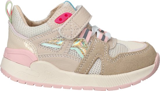 Sneakers Meisjes Beige Pink Leer Shoesme Maat 24 bol