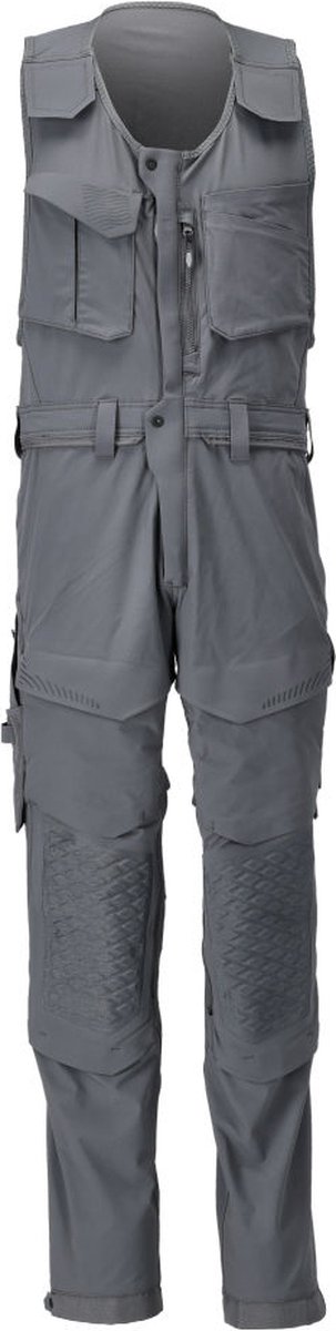 Mascot Customized Bodybroek met kniezakken 22069-311 - steengrijs - C60 - 90