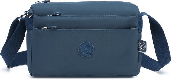 Petit sac à bandoulière Bagwise® - Sac bandoulière - Femme - (23 cm x 16 cm x 10 cm) 1006 Blauw foncé