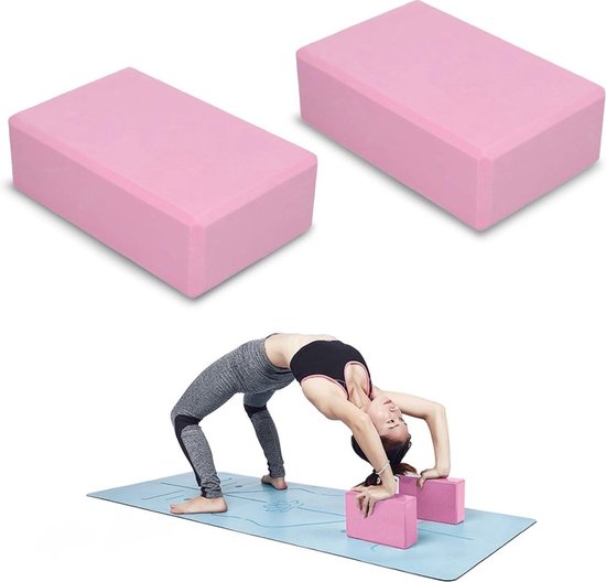 Yoga Blok Set van 2 - Roze