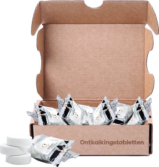 12 - universele ontkalkingstabletten - ontkalker - koffiemachine - waterkoker ontkalker - koffiemachine - antikalktablet - Geschikt voor o.a. Bosch Jura Melitta Miele Philips Saeco Siemens - Universeel