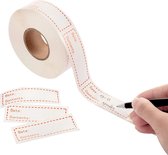 Consumerce® Beschrijfbare Diepvriesetiketten op Rol – 250 Stuks – Diepvries Etiketten – Voor Bakjes Dozen Zakjes – Houdbaarheid Stickers – Houdbaarheidsetiketten – Diepvriesbakjes – Diepvriezer – Vriezer