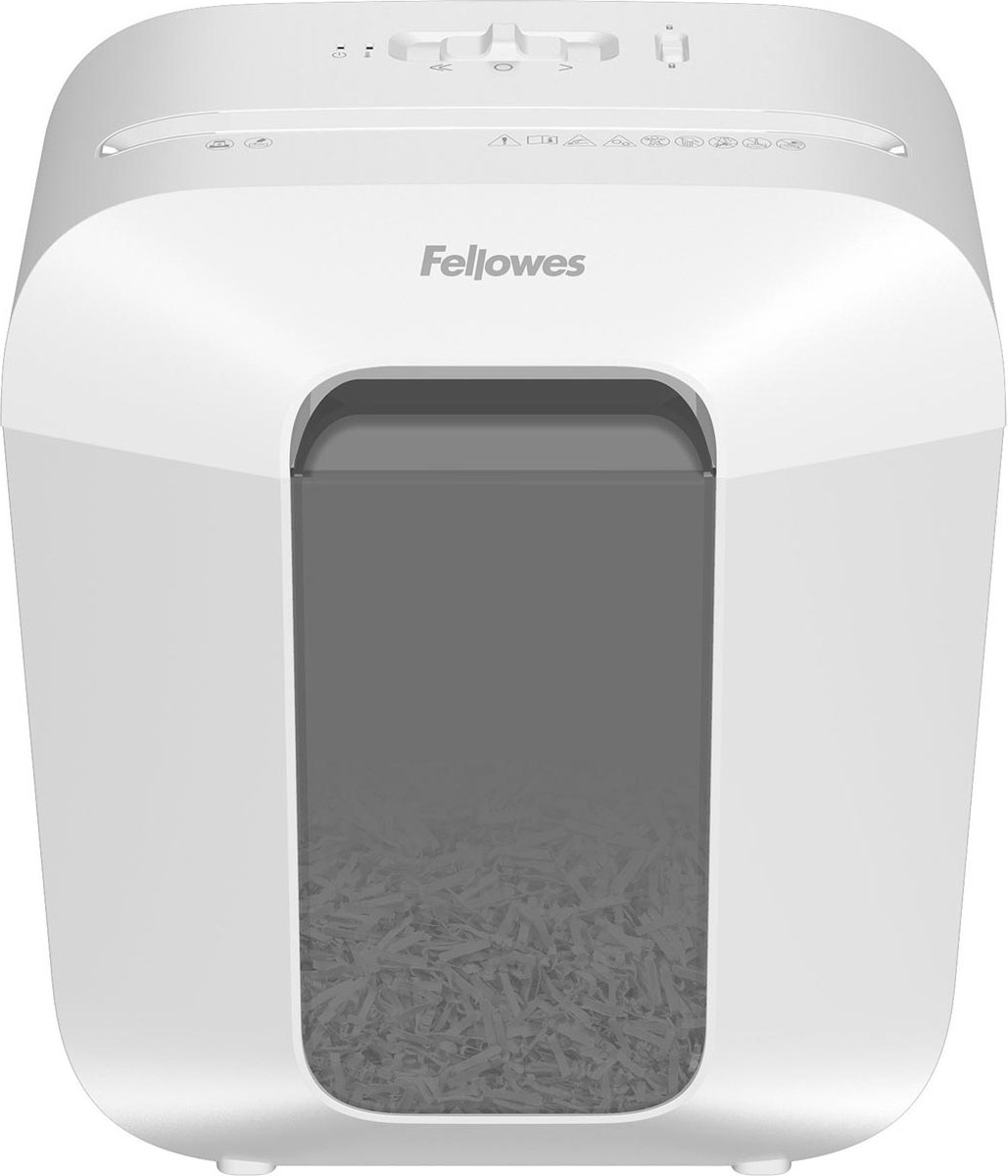 Fellowes LX25 Papiervernietiger / Papierversnipperaar – P‑4 Cross‑Cut – 6 vellen – 11,5 liter – Voor thuis & thuiskantoor thumbnail 7