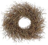 Couronne Percevaux Loberon En Rotin Et Fleurs Séchées - Décoration Naturelle