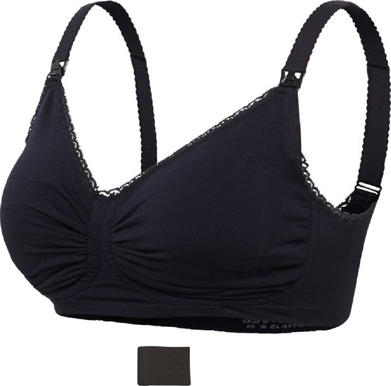 Carriwell Padded Gelbeugel Voedingsbh Zwart Mt. M