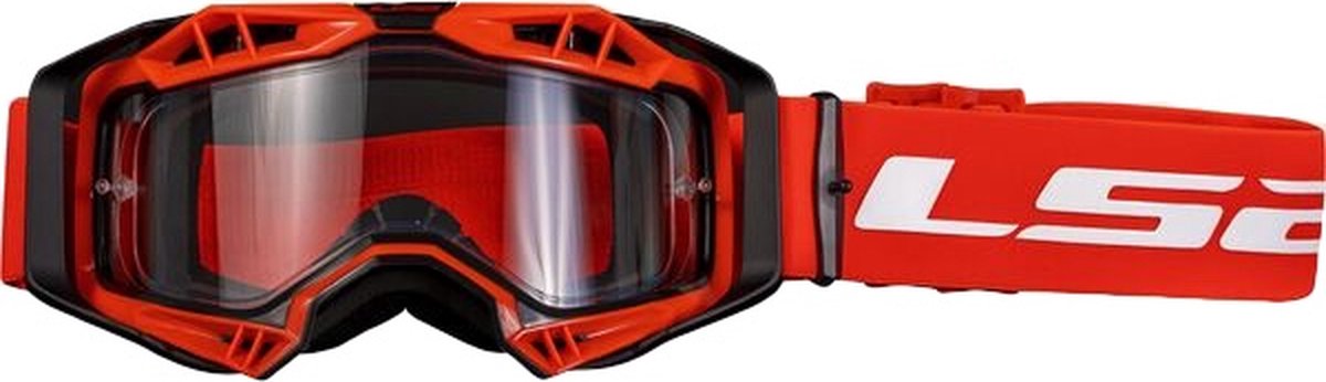 LS2 crossbril Aura Enduro Series rood