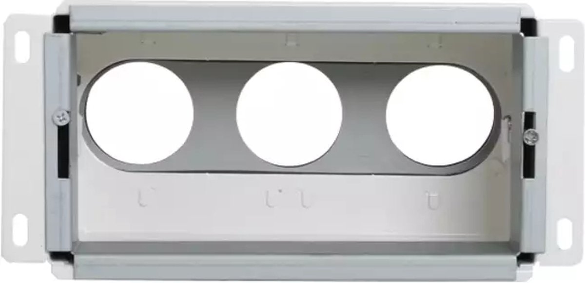 Vent -Axia Uniflexplus wandcollector achteraansluiting 3 x Ã˜69mm Incl. 2 x afdichtdeksels Ã˜69mm