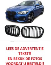 BMW Série 1 F20 F21 Grille de rein Grille Double Bar M Performance Look Piano Laque Zwart Brillant 118i 120i 123i130i 135i 140i Calandre Accessoires de vêtements pour bébé de voiture M1 118d 120d Sport Gift Vader