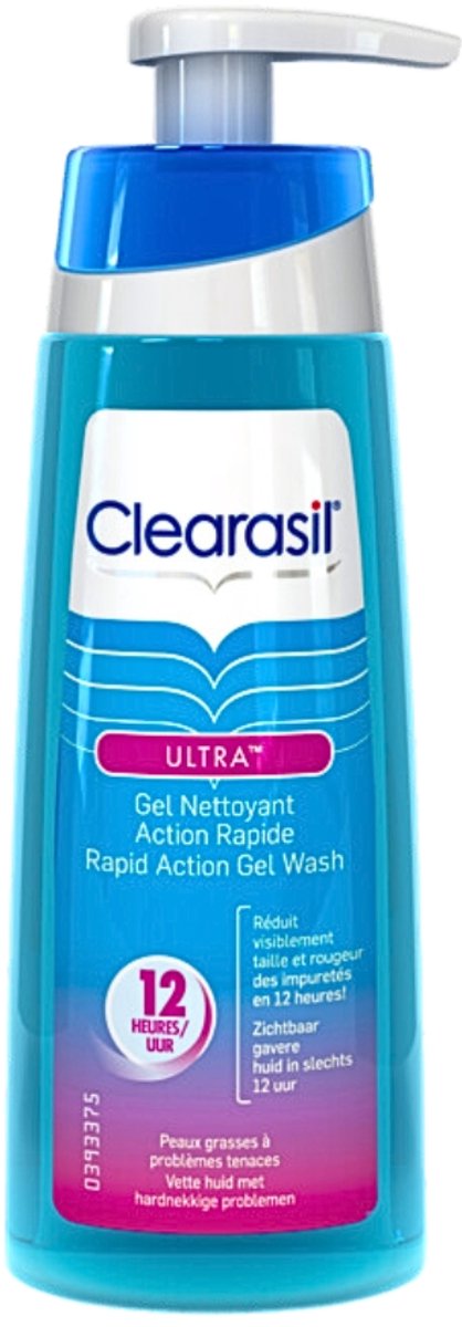 Clearasil - Ultra Rapid Action Scrub Wash - Reinigingsgel - 200 ml