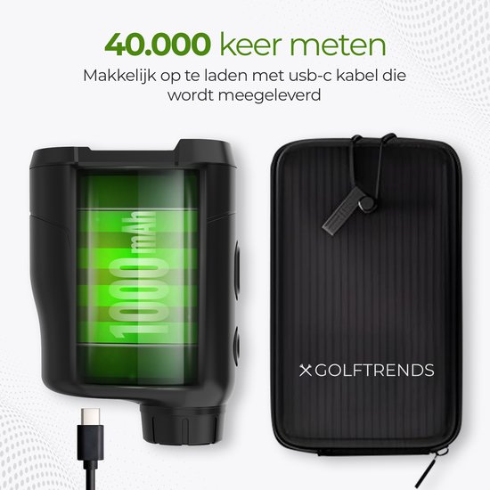 Golftrends Rangefinder Golf - Oplaadbaar - Afstandsmeter Golf - Laser Rangefinder Golf - Golftrainingsmateriaal - Golf Accessoires van Golftrends — afbeelding 5