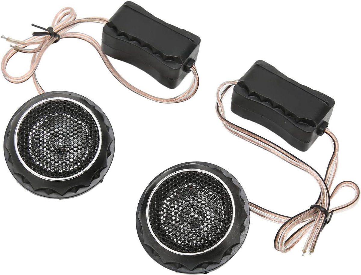 Mini-auto-tweeter 140 W Premium Mini-dome-tweeterluidsprekers - Heldere Geluidsdetails - Metalen Autoluidspreker .