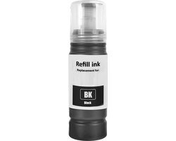 InktDL Huismerk geschikt voor Epson T6641 Zwarte Inktfles - Geschikt voor EcoTank ET-2500 - ET-2550 - ET-2600 - ET-2650 - ET-4500